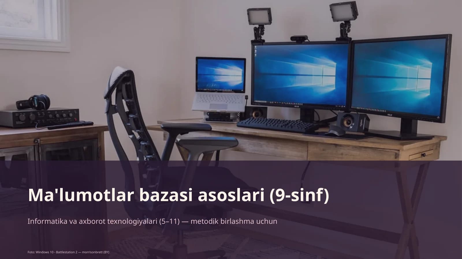 Ma'lumotlar bazasi asoslari (9-sinf)