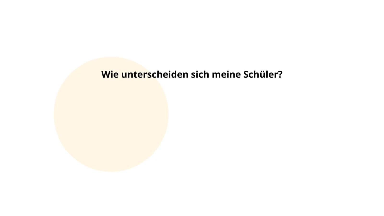 Wie unterscheiden sich meine Schüler?