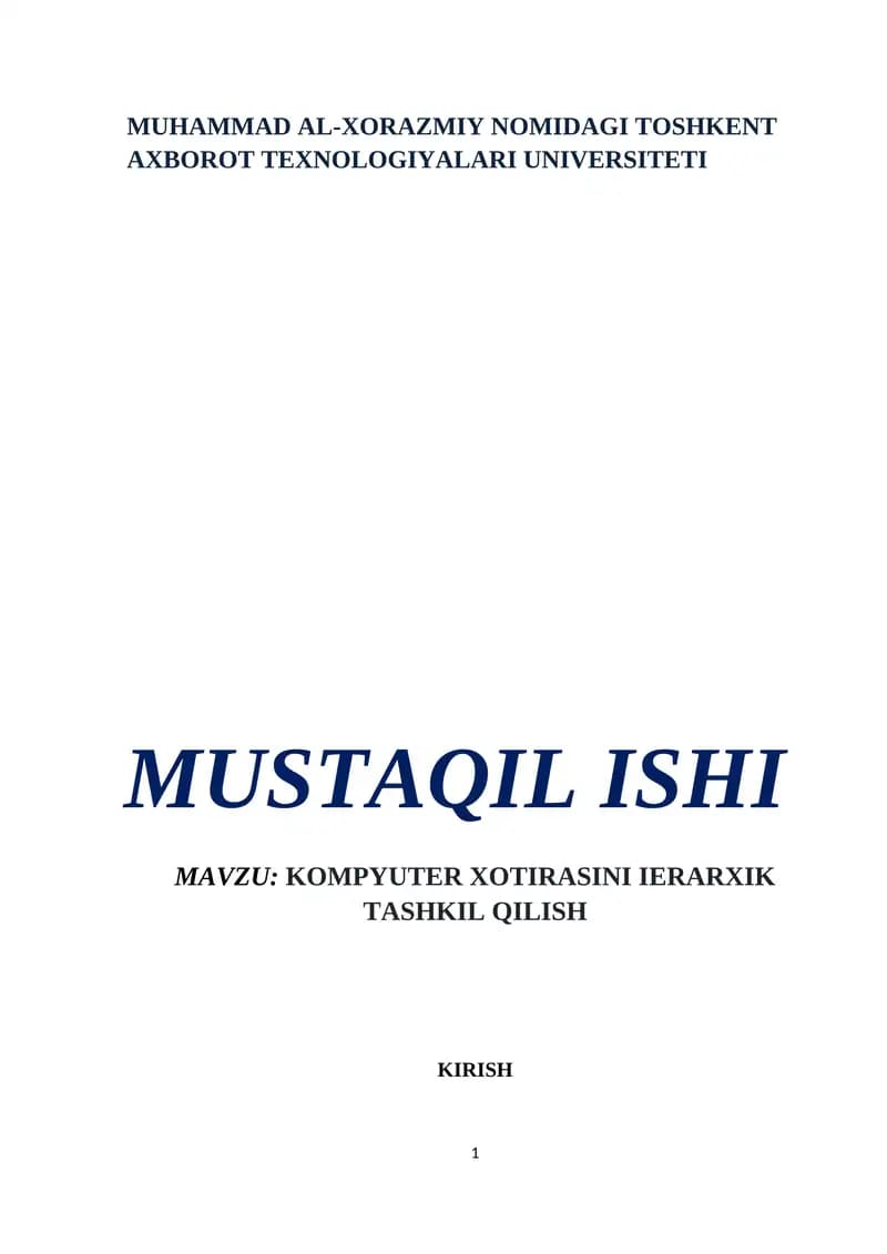 Kompyuter xotirasi