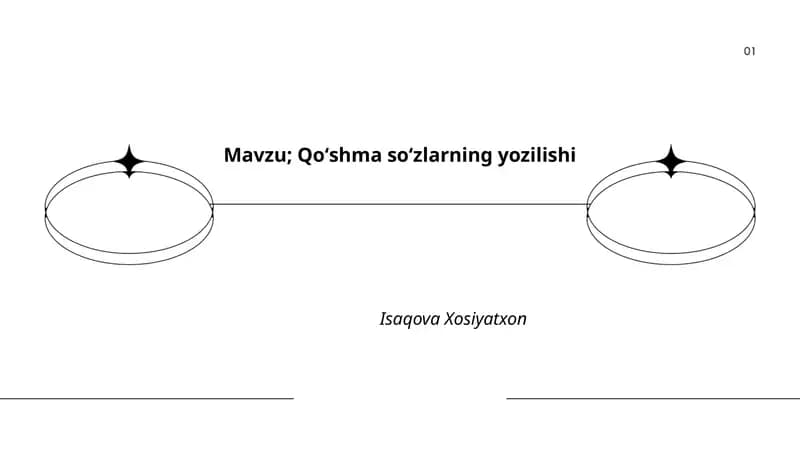 Qo‘shma so‘zlarning yozilishi