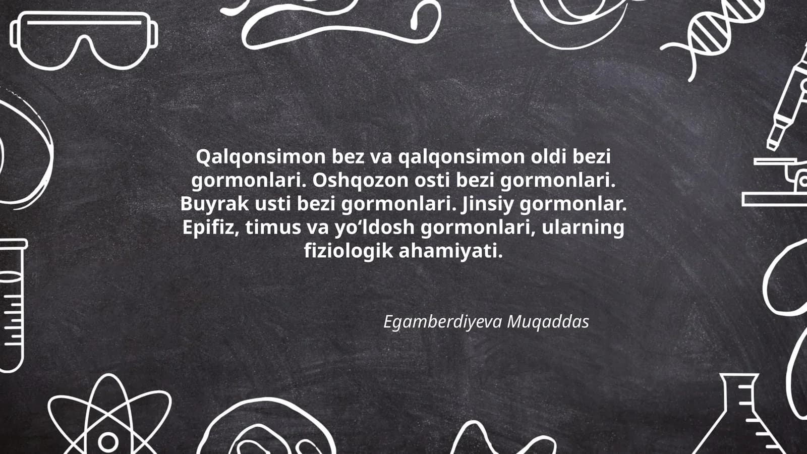 Gormonlar tizimi