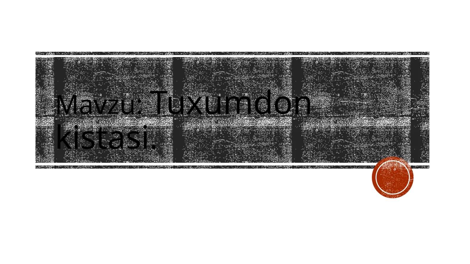 Tuxumdon kistasi