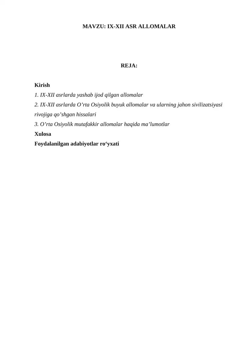 IX-XII ASR ALLOMALARI
