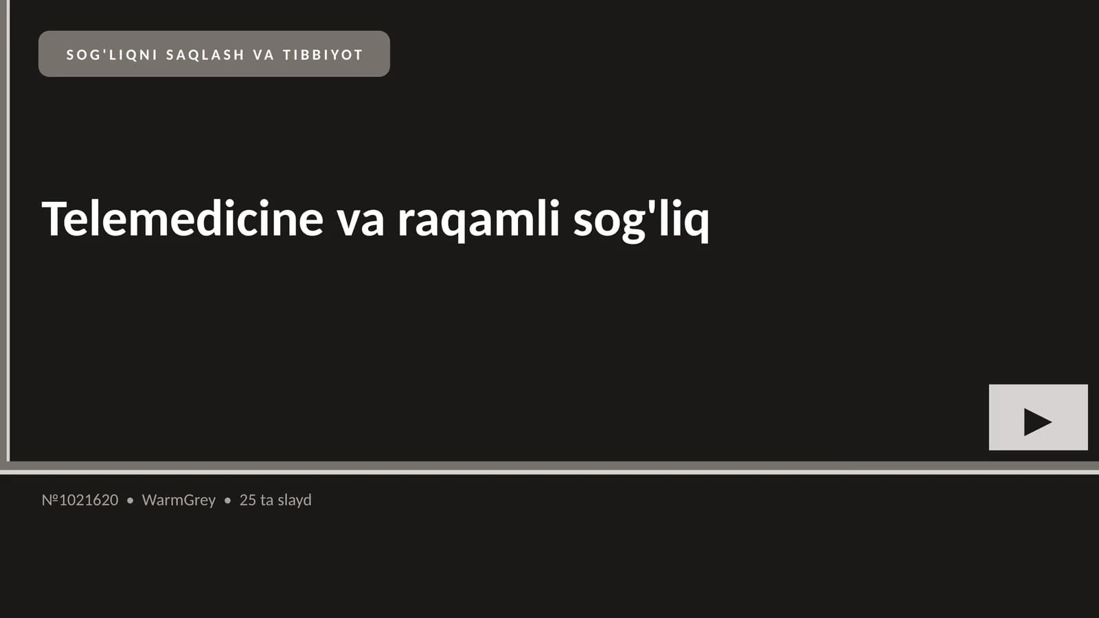 Telemedicine va raqamli sog'liq