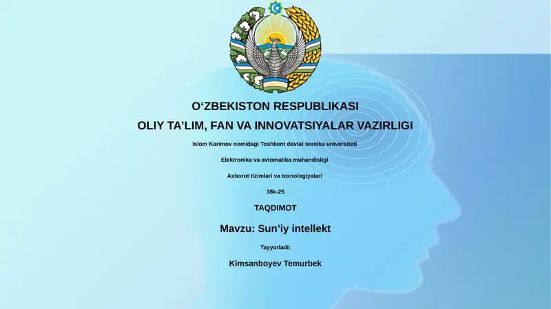 Sun'iy intellekt
