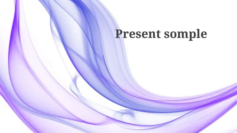 Present Simple: Form & Function