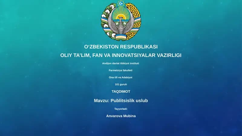 Publitsislik uslub