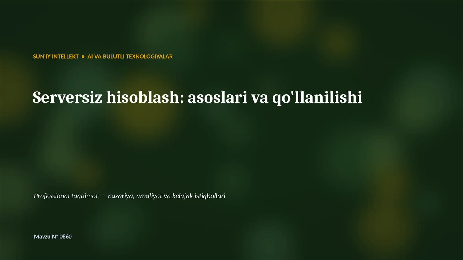 Bulutli AI