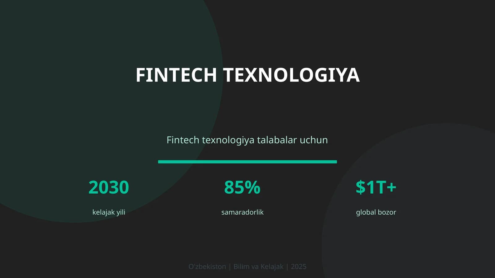 Fintech texnologiya