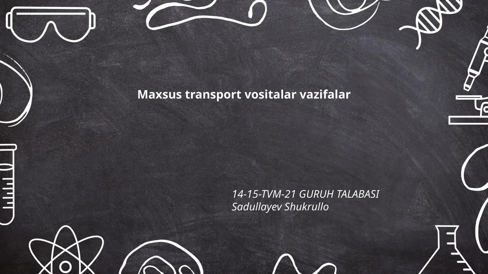 Maxsus transport vositalari