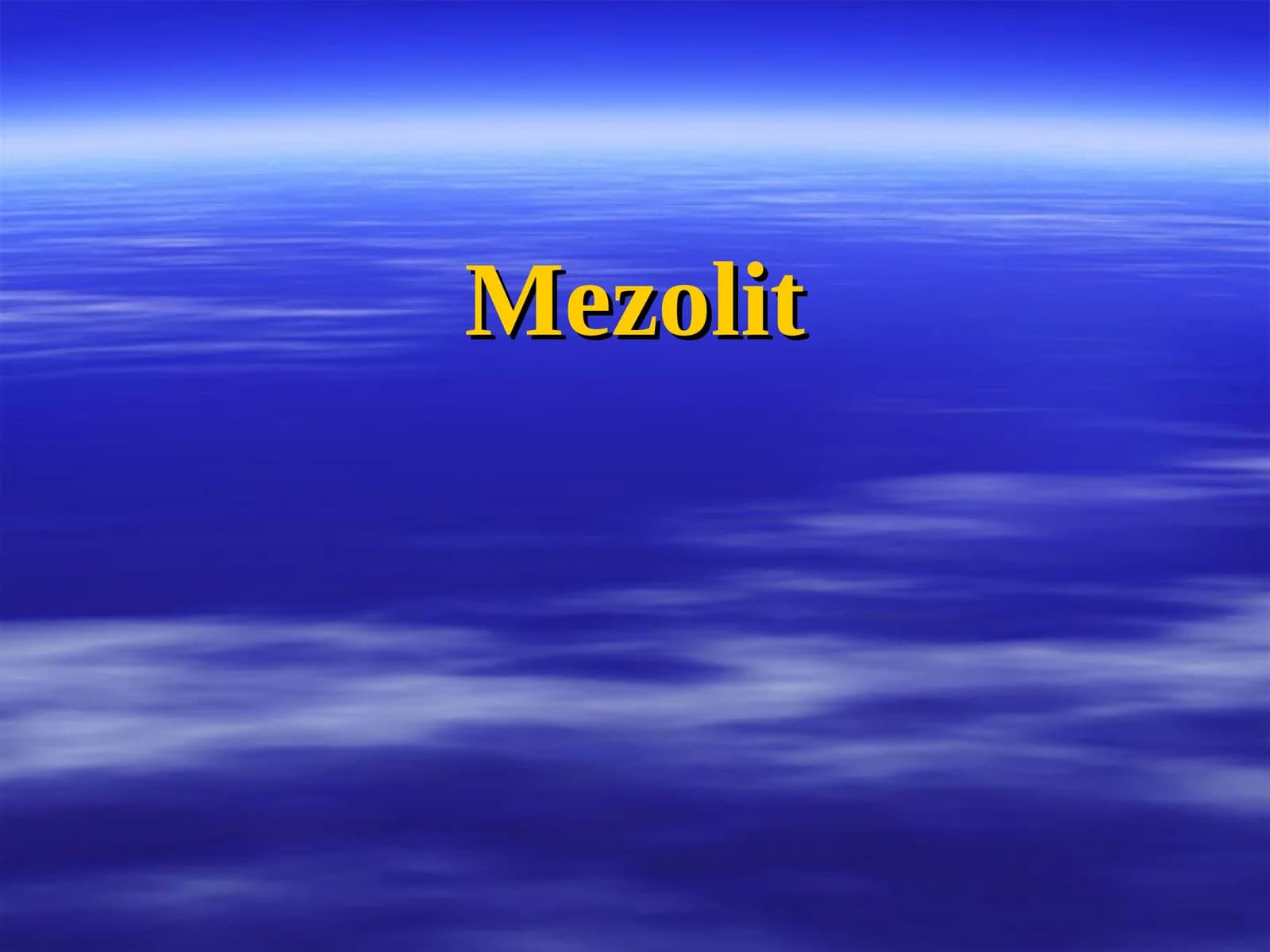 Mezolit davri