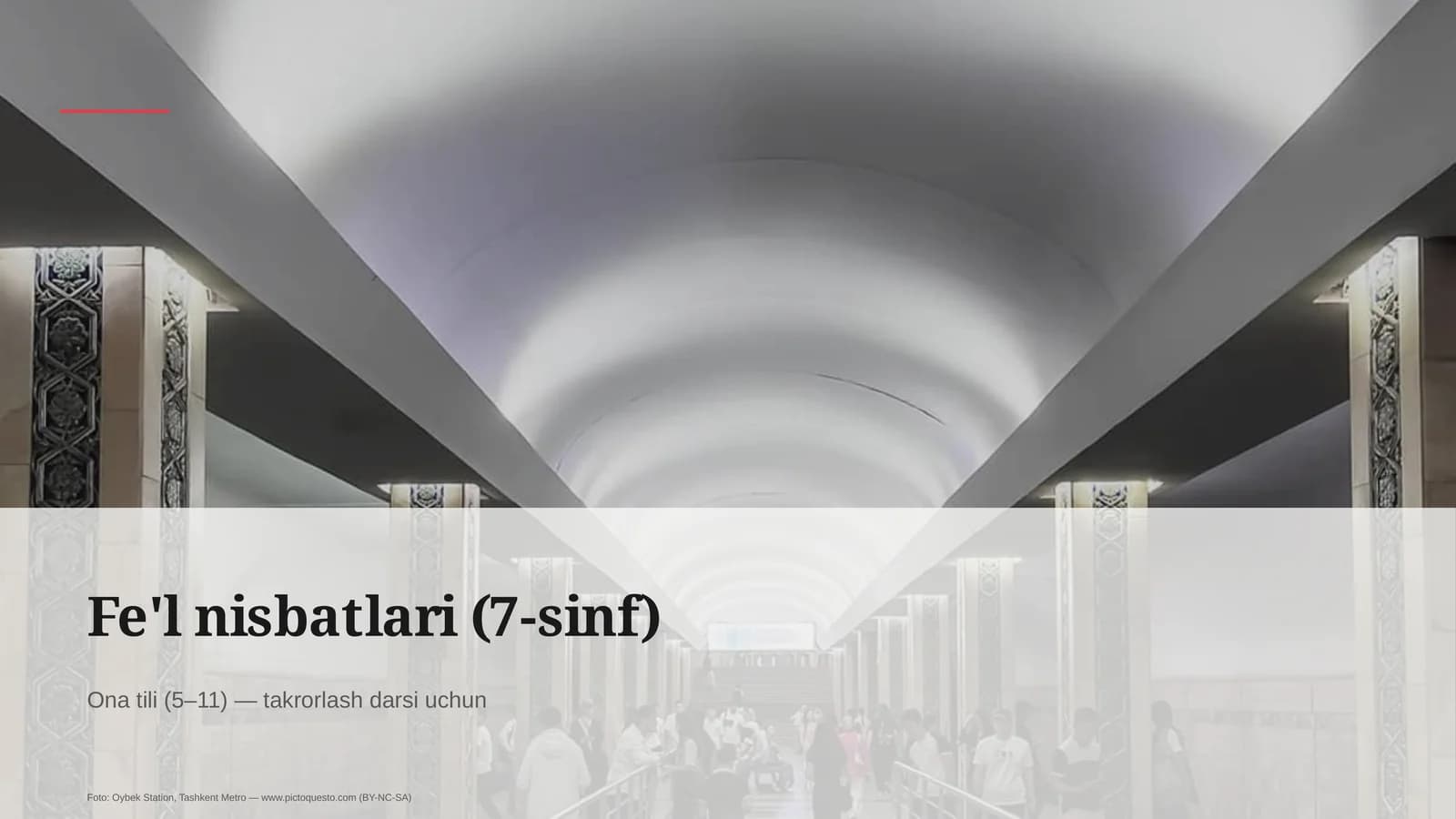 Fe'l nisbatlari (7-sinf)