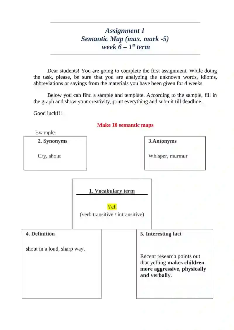 Assignment 1