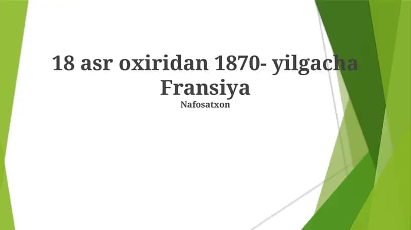 Napoleon davri va uning oqibatlari