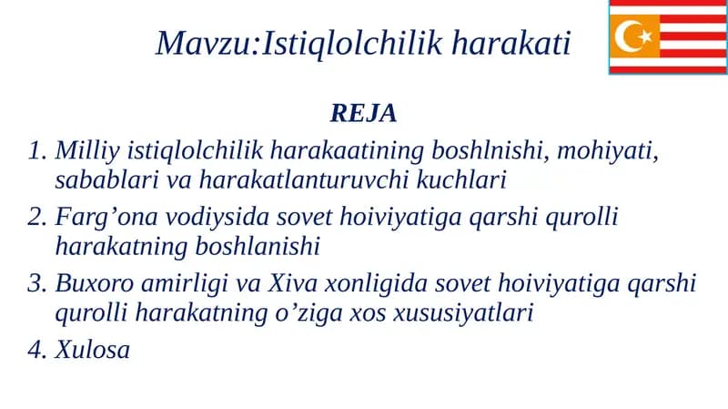 Milliy istiqlolchilik harakati
