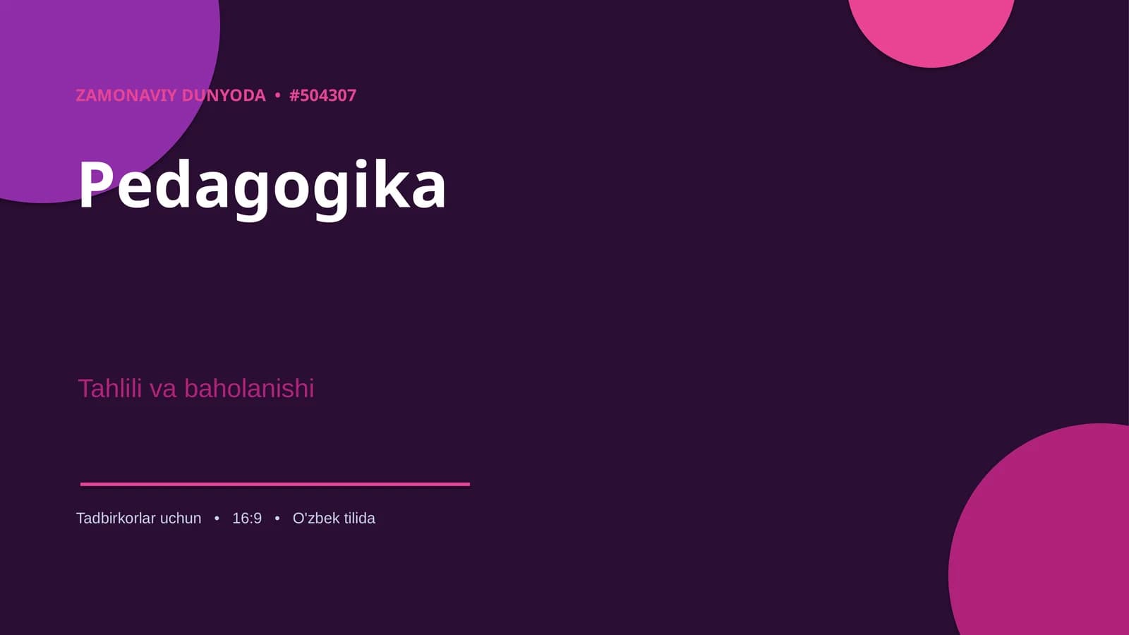Pedagogika