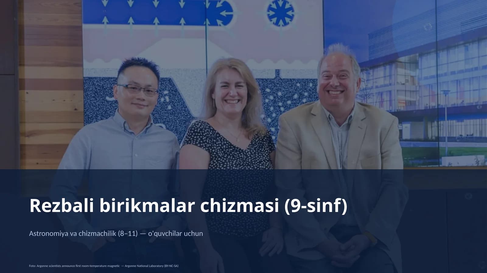 Rezbali birikmalar chizmasi (9-sinf)