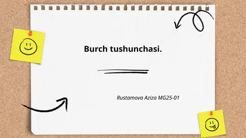 Burch tushunchasi