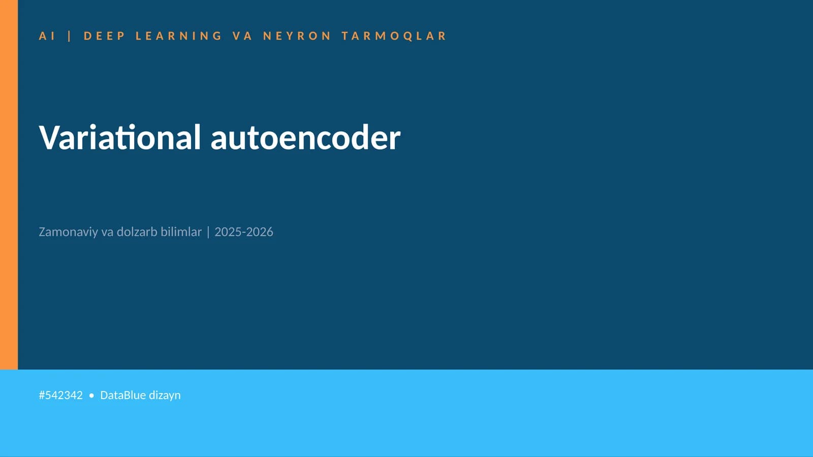 Variational autoencoder