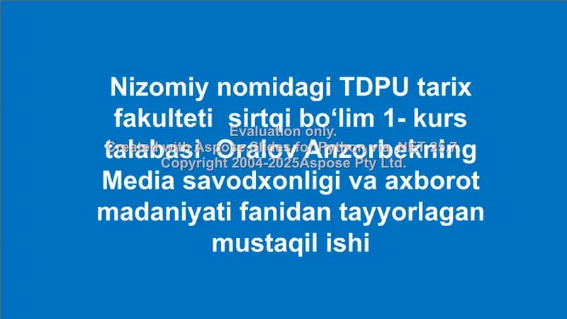 Yunesko faoliyati tahlili