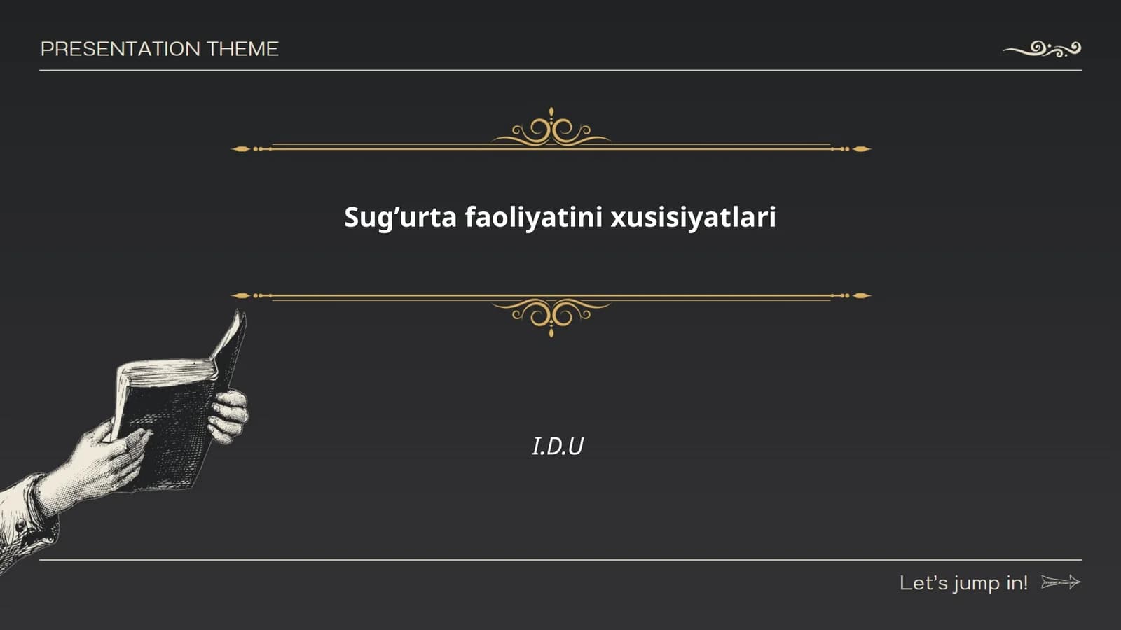 Sug’urta faoliyatini xusisiyatlari