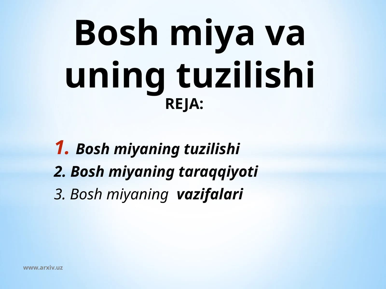 Boshmiyavauningtuzilishi