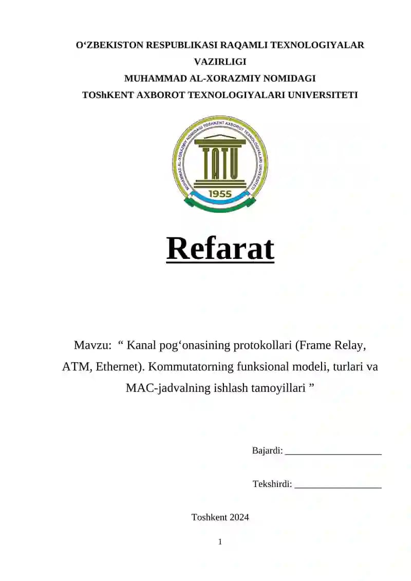 Kommutatorlar (switch)