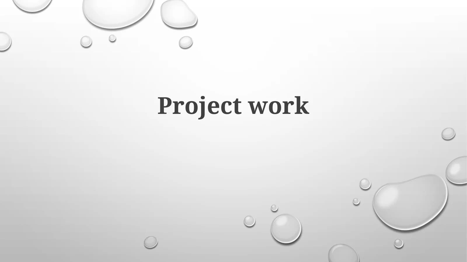 Projectwork