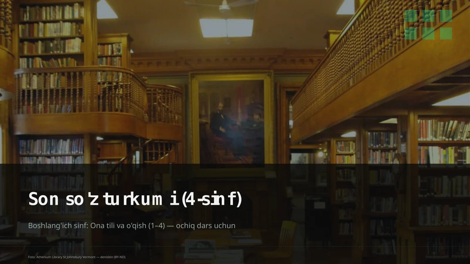 Son so'z turkumi (4-sinf)