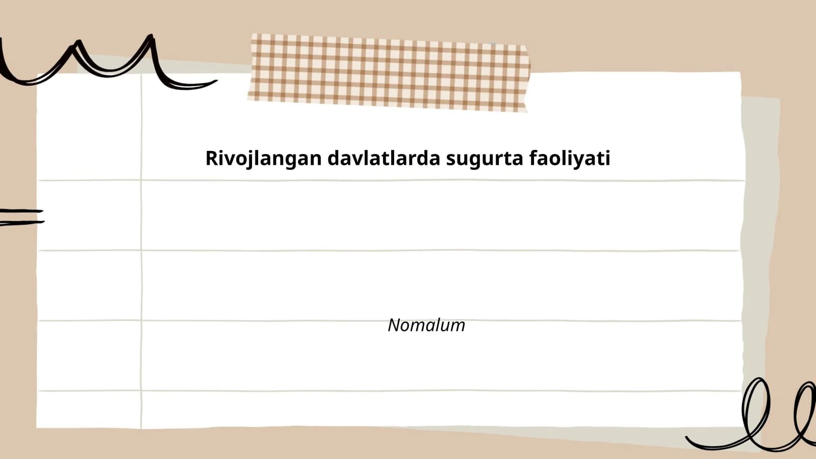 Sug'urta sohasining rivojlanish tarixi