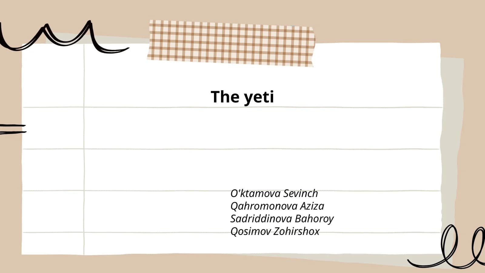The Yeti