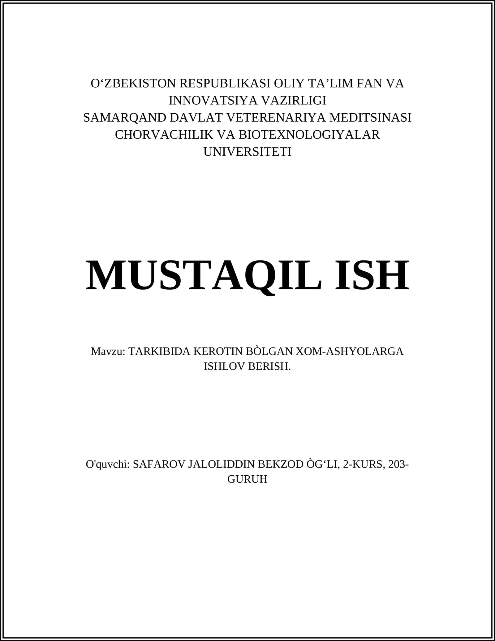 Keratinli xom-ashyolar manbalari