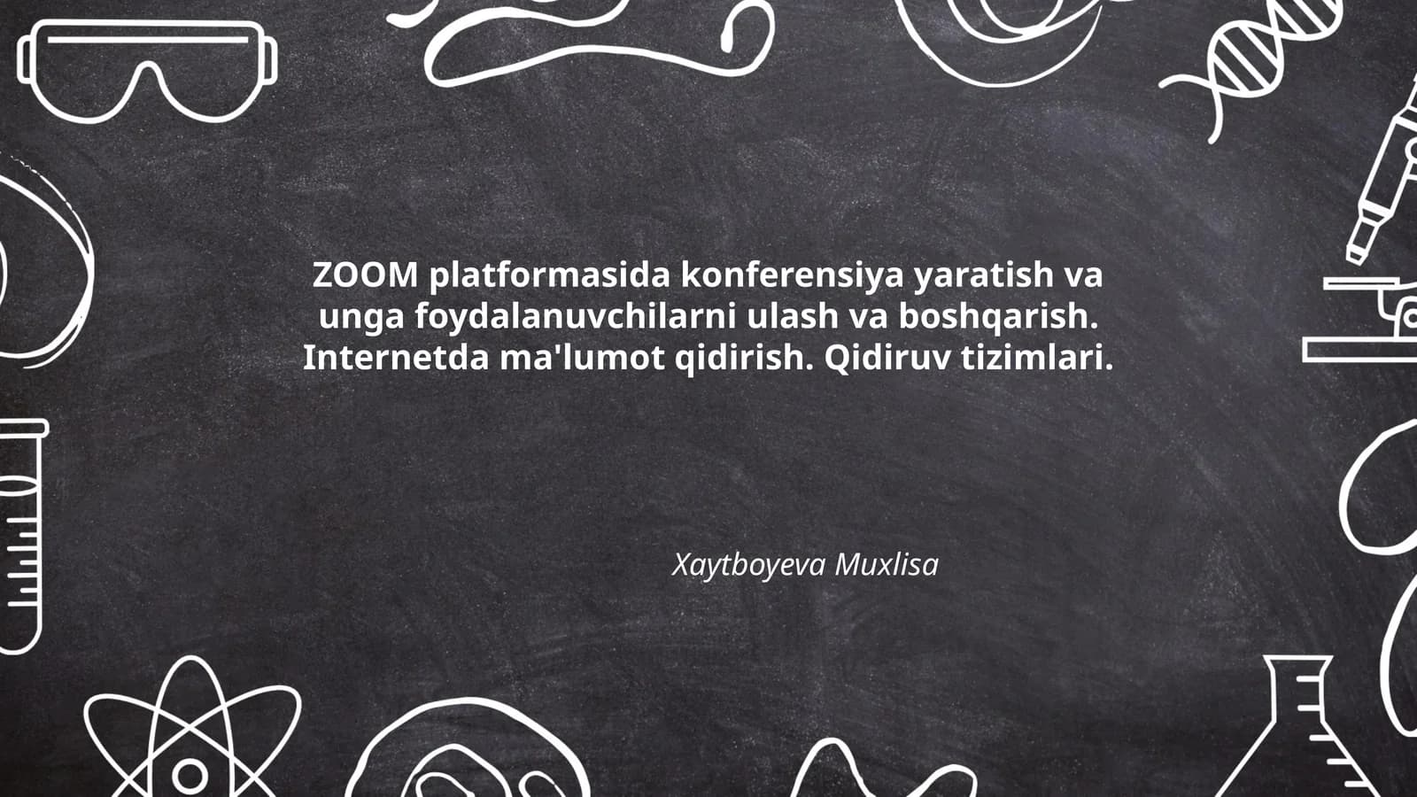 Zoom platformasida konferensiya yaratish