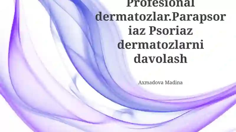 Profesional dermatozlar