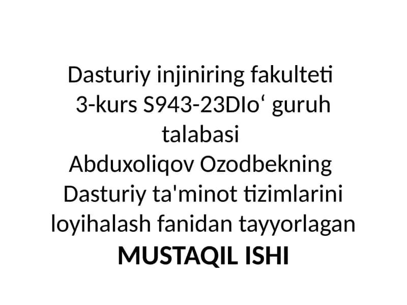 Hisoblash tizimlari veb serverlari