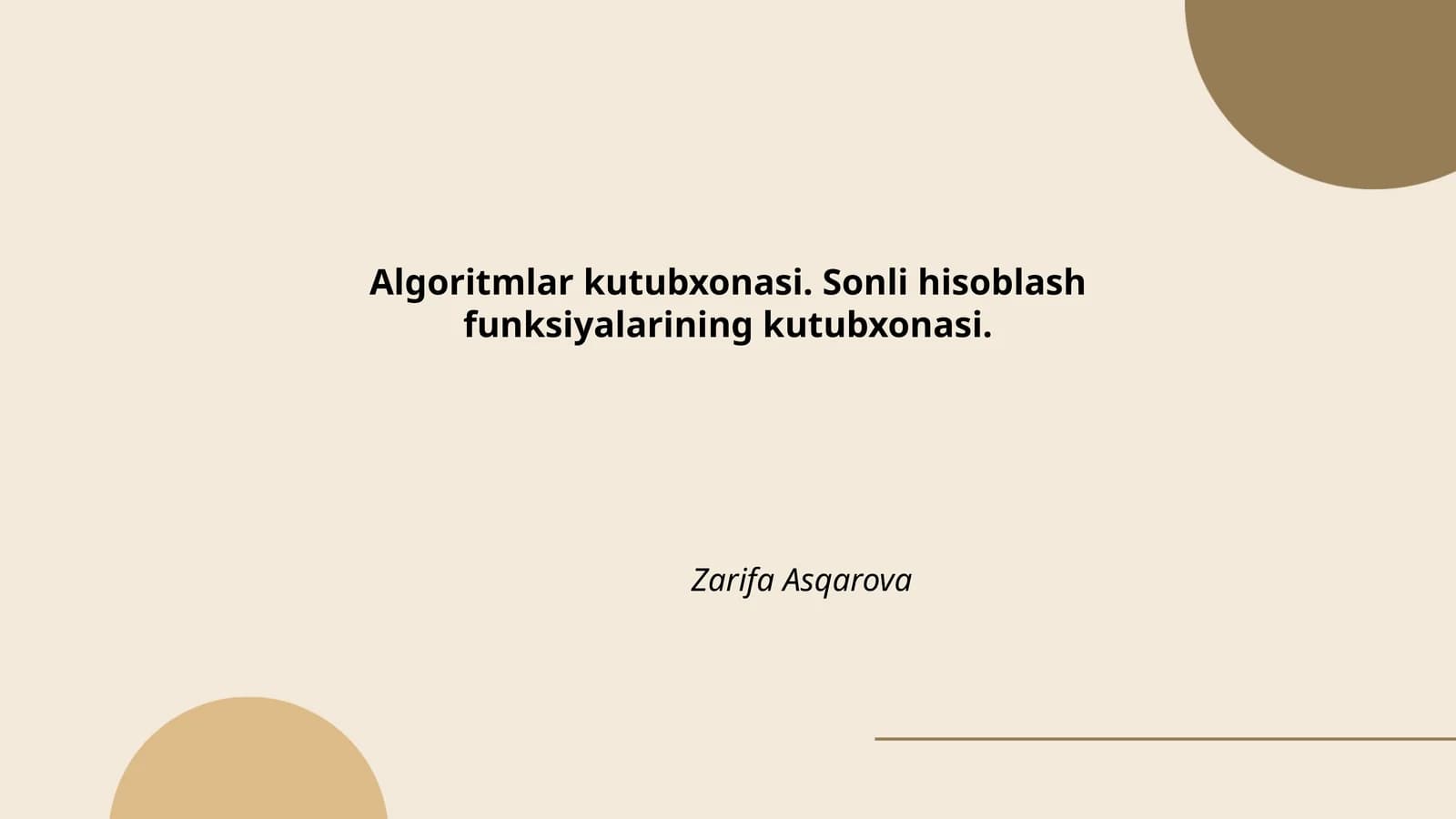 Algoritmlar kutubxonasi