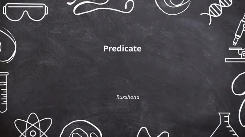 Predicate