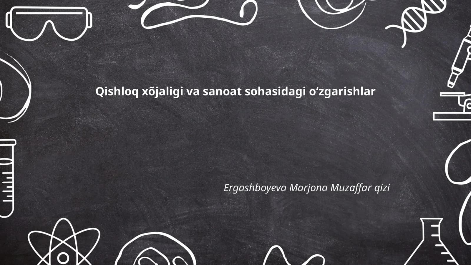 To'g'langan qishloq xo'jaligi texnologiyalari