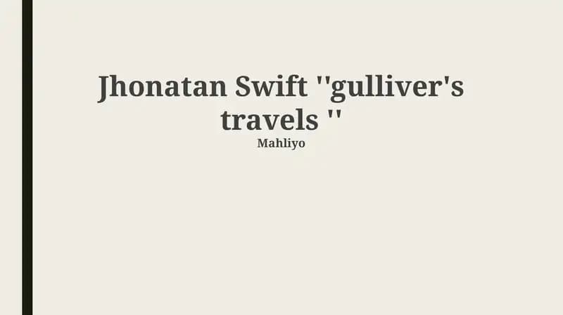 Gulliver's Travels