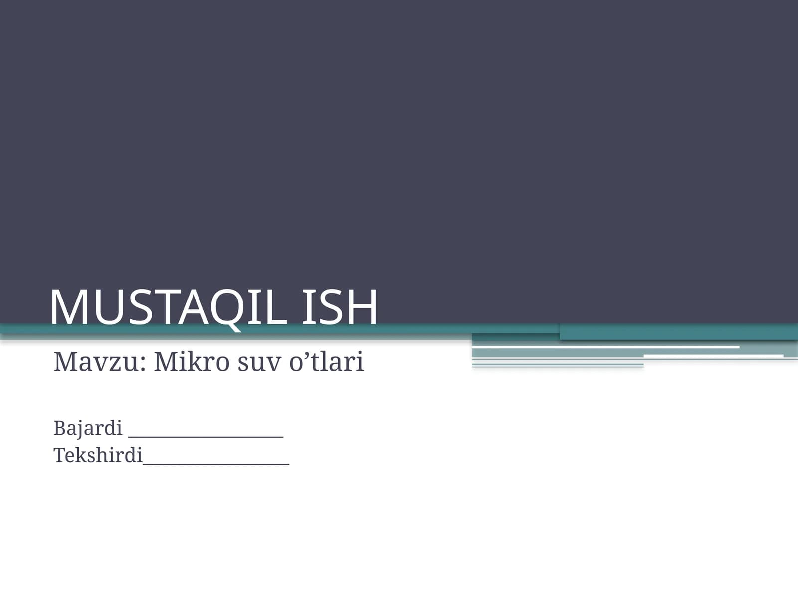 Mikro suv o'tlari