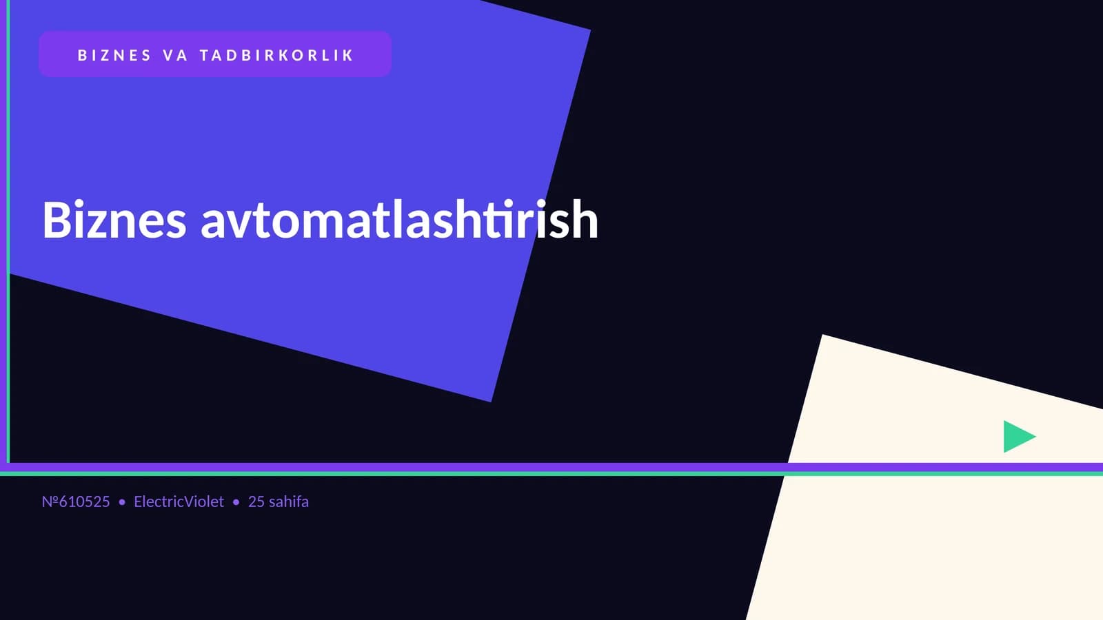 Biznes avtomatlashtirish