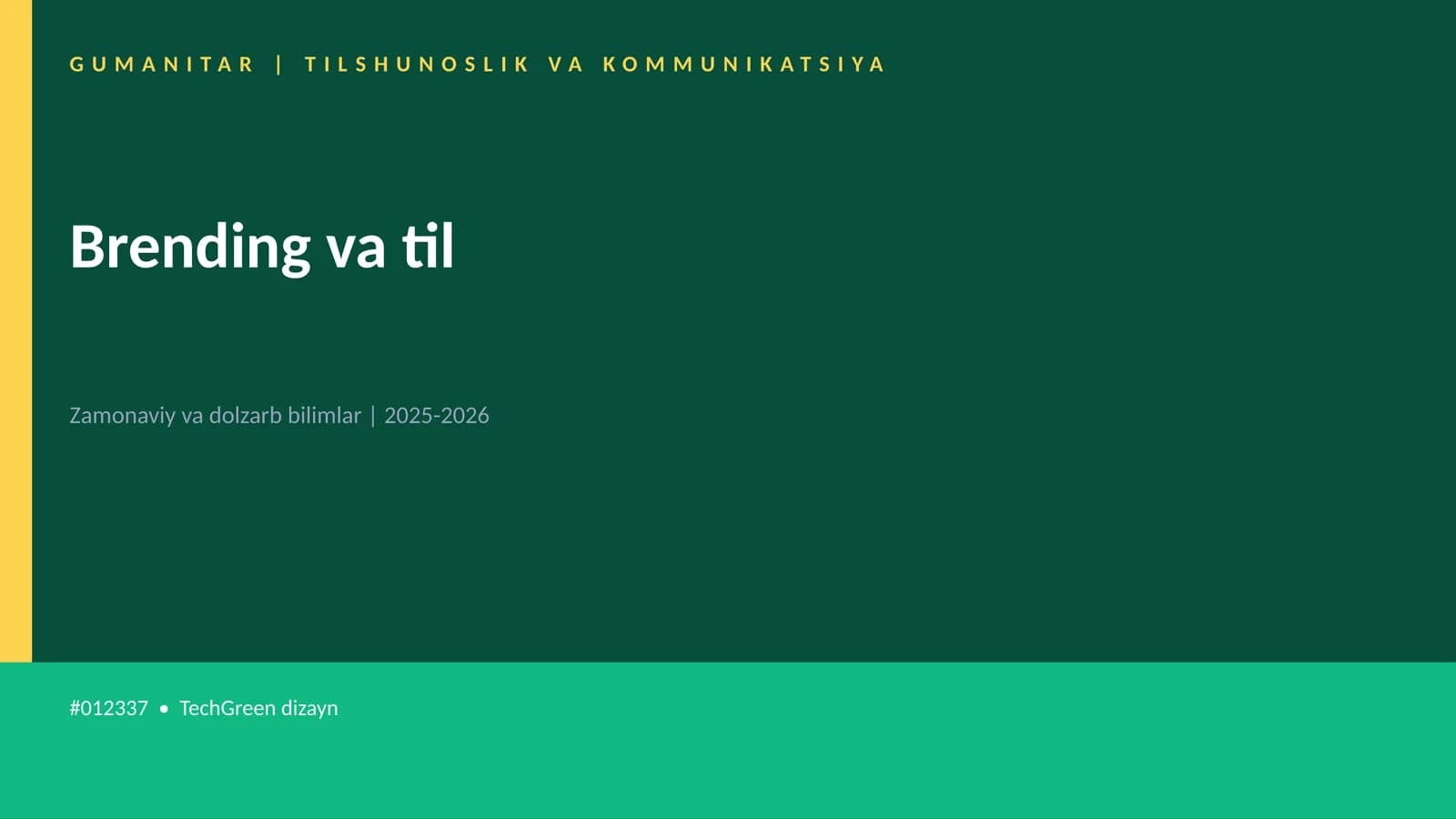 Brending va til