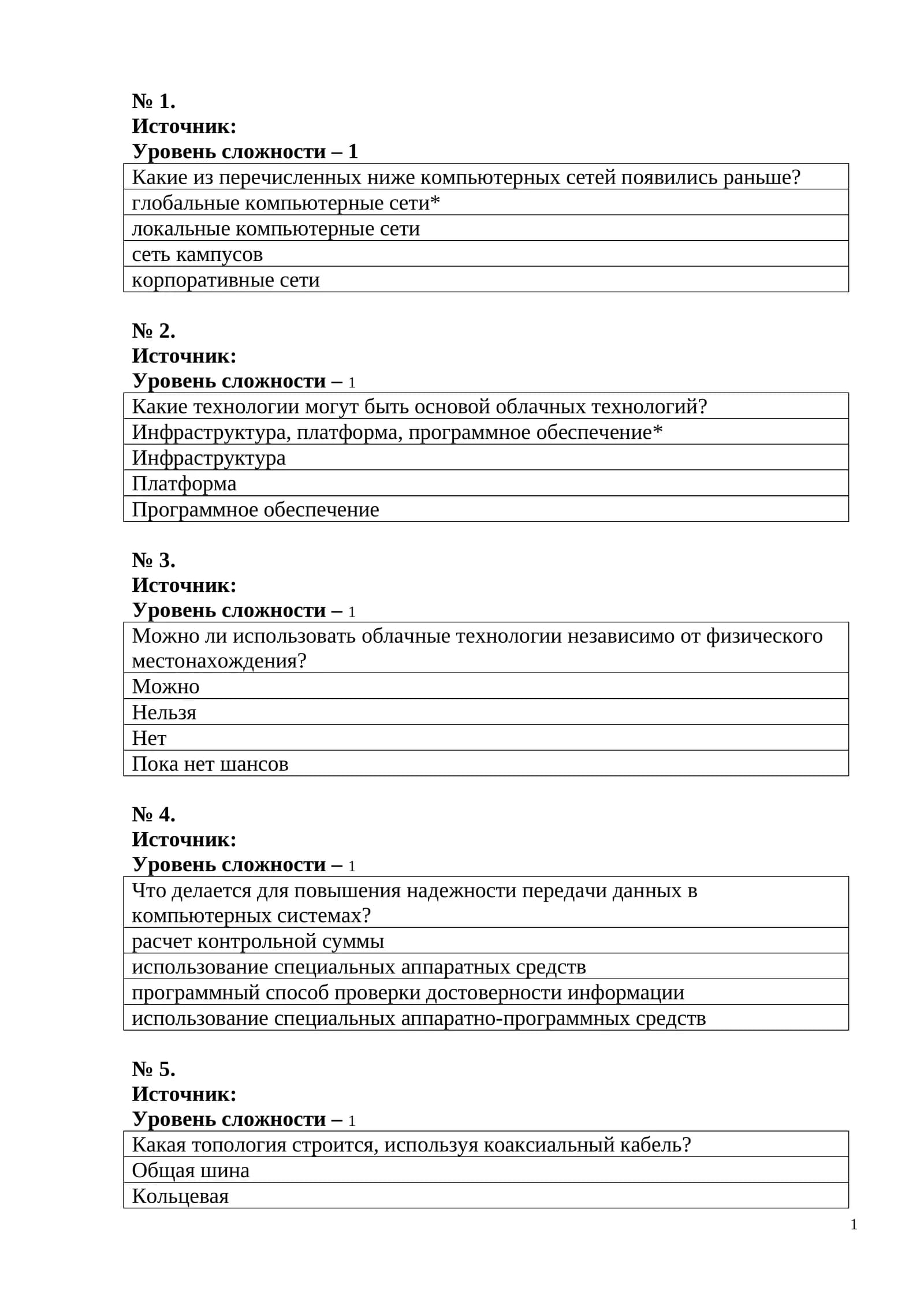 Глобальные компьютерные сети