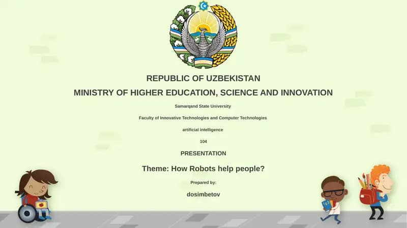 How Robots help people?