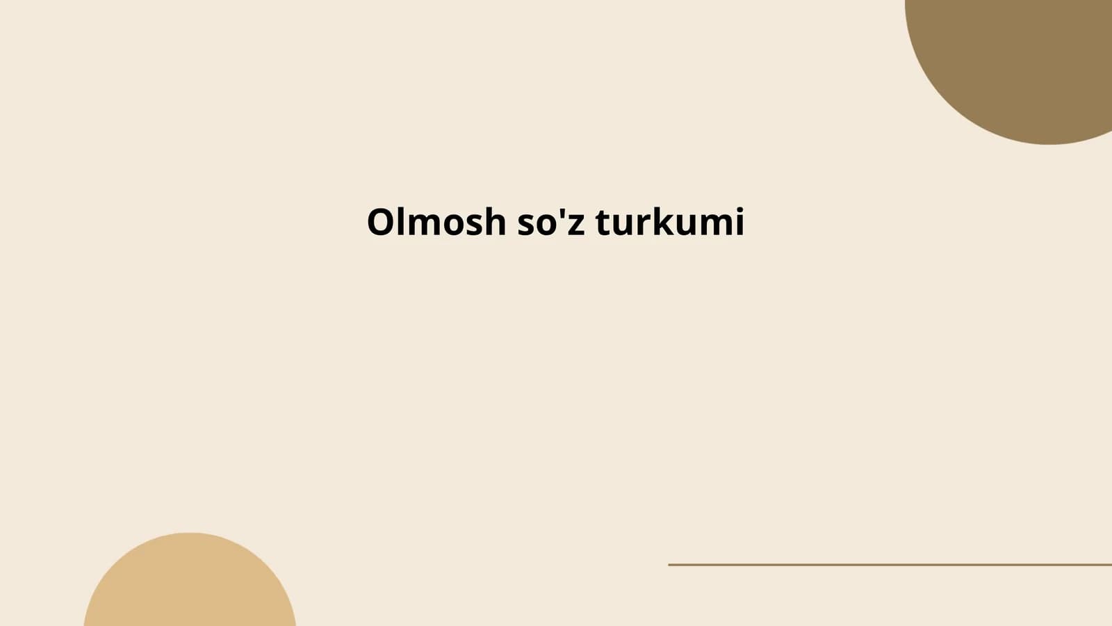Olmosh so'z turkumi