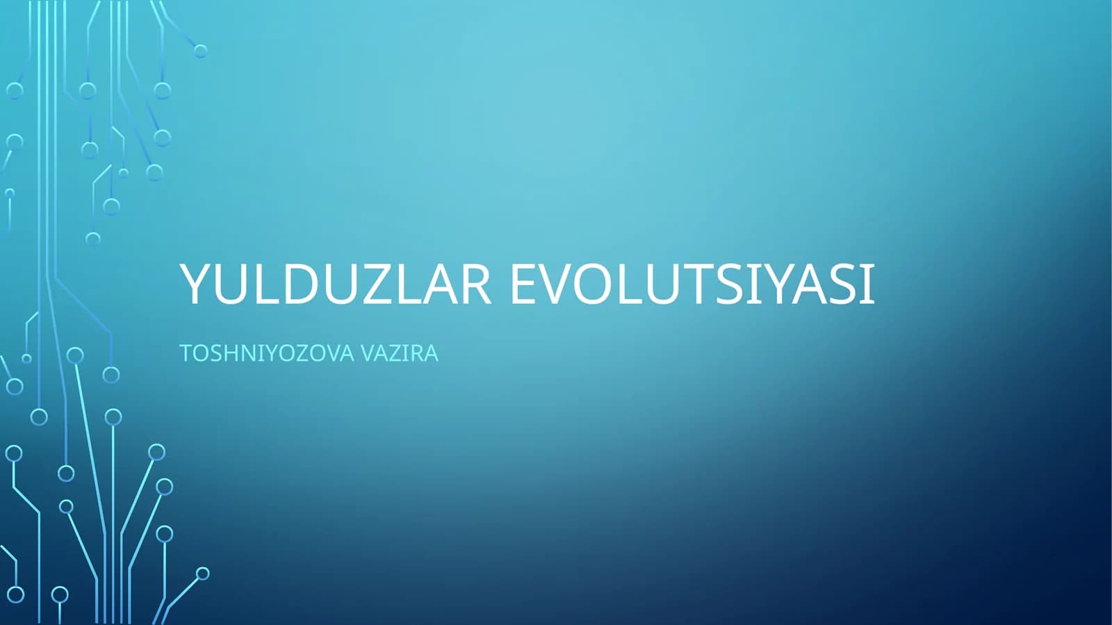 Yulduzlar evolutsiyasi