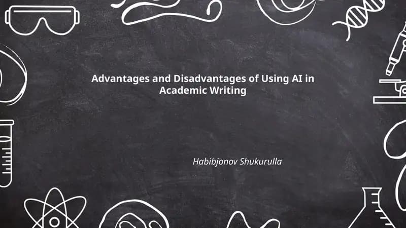 Advantages and Disadvantages of Using AI in Academic Writing