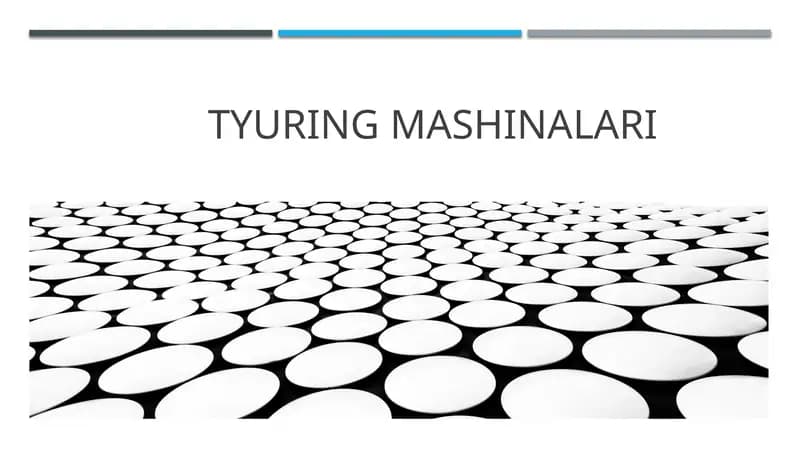 Tyuring mashinalar