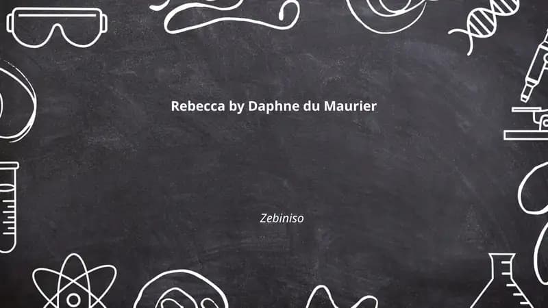 Rebecca by Daphne du Maurier