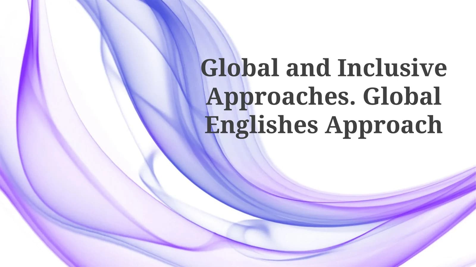 GlobalEnglishesApproach